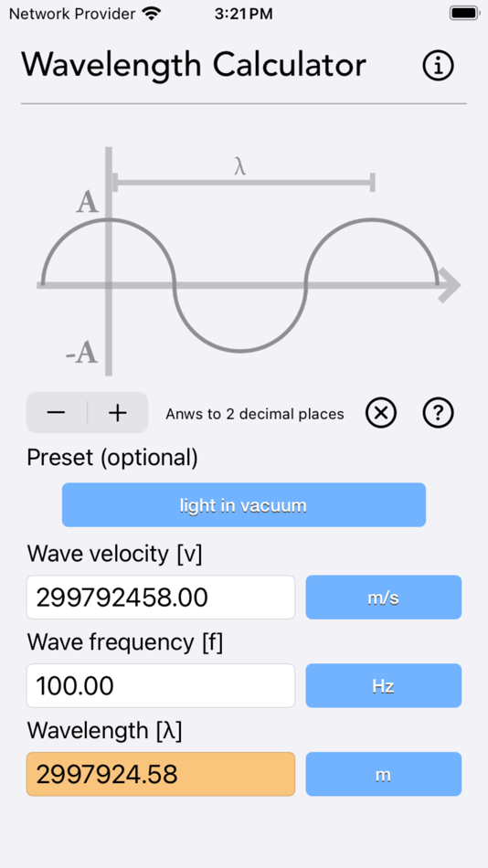 #1. Wavelength Calculator (iOS) 由: Nitrio