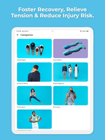 RAD Mobility & Recovery App iPad screenshot