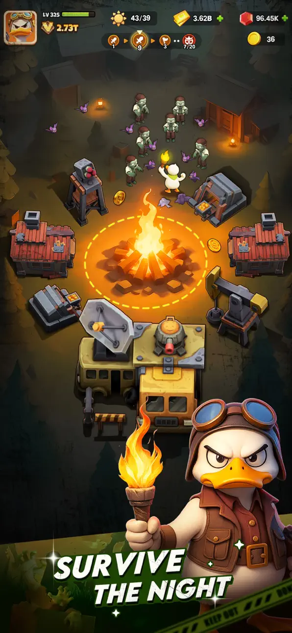 Duck Survival iOS Mod IPA screenshot 3 - iOS game interface