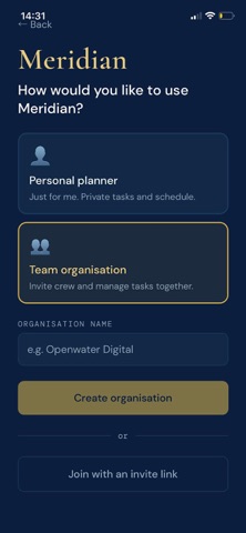 Meridian Scheduler screenshot