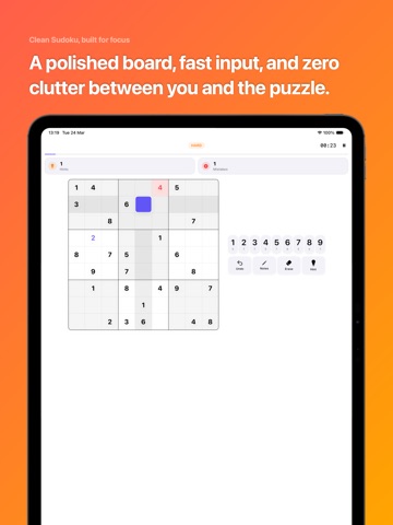 Gridvale - Sudoku iPad screenshot