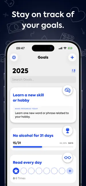 Gola: Goal & Streak Tracking screenshot 1