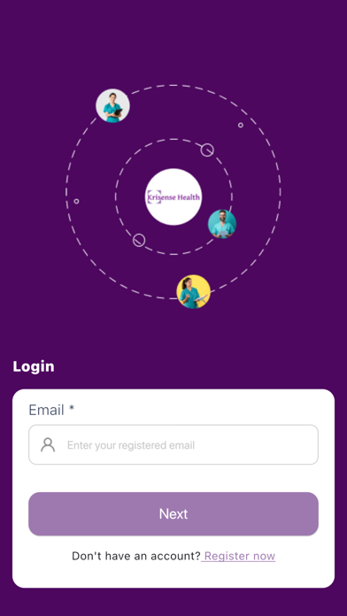 Krisense Health Screenshot