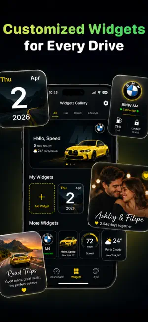 Car Play Widgets・Car Dashboard screenshot 1