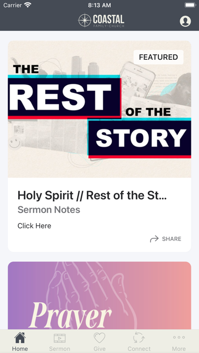 Coastal Family Church Screenshot