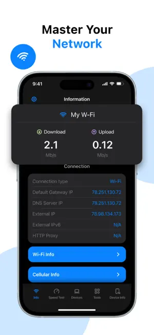 WIFI Speed Test & Internet Map screenshot 1