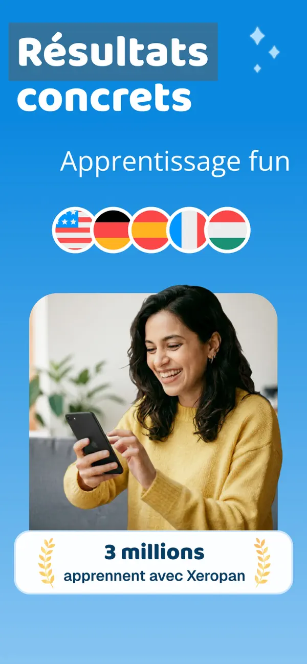 Screenshot #1 pour Apprendre les langues: Xeropan