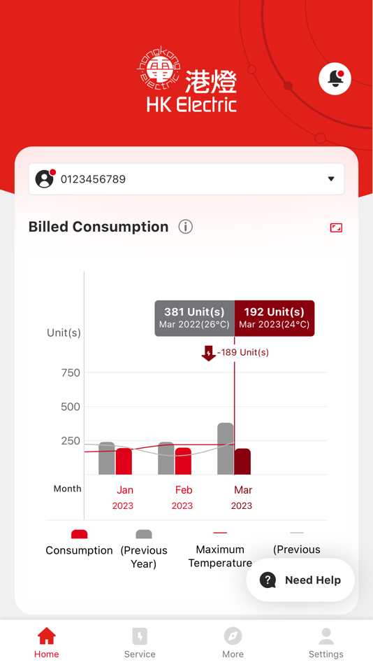 #1. HK Electric (iOS) 由: The Hongkong Electric Co., Ltd.