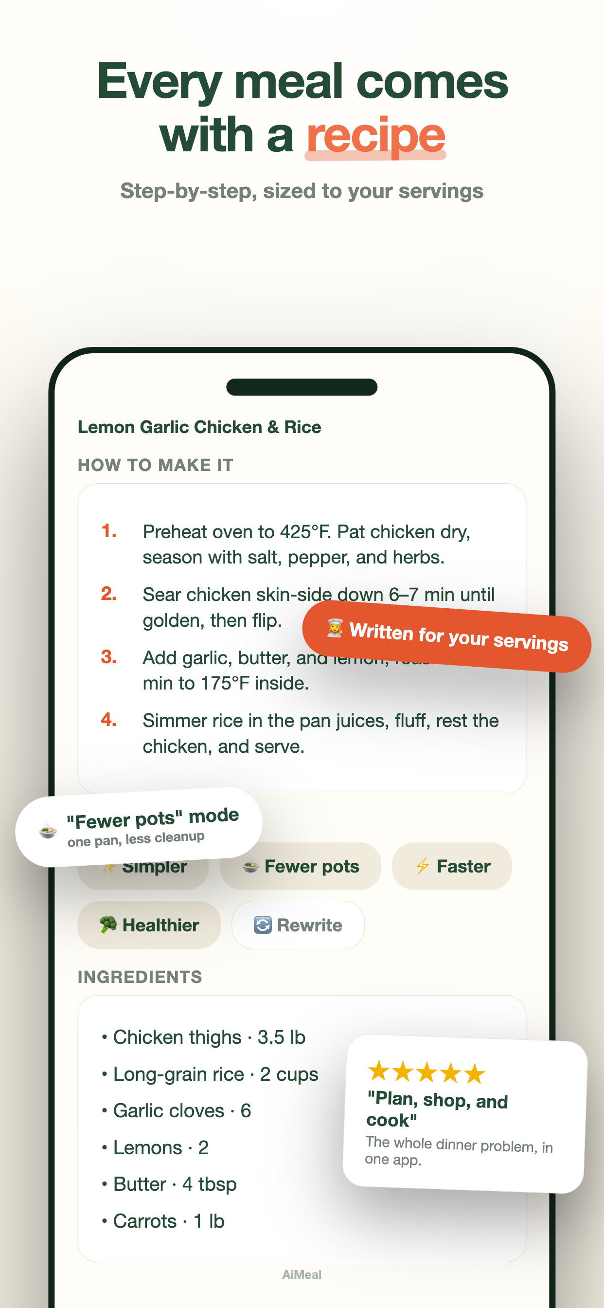 AiMeal: AI Meal Plan & Grocery screenshot 3