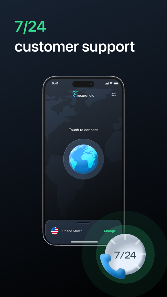 #5. VPN Securefield Private Proxy (iOS) 由: MULTITECH SYSTEMS BILGI ISLEM SANAYI VE TICARET LIMITED SIRKETI