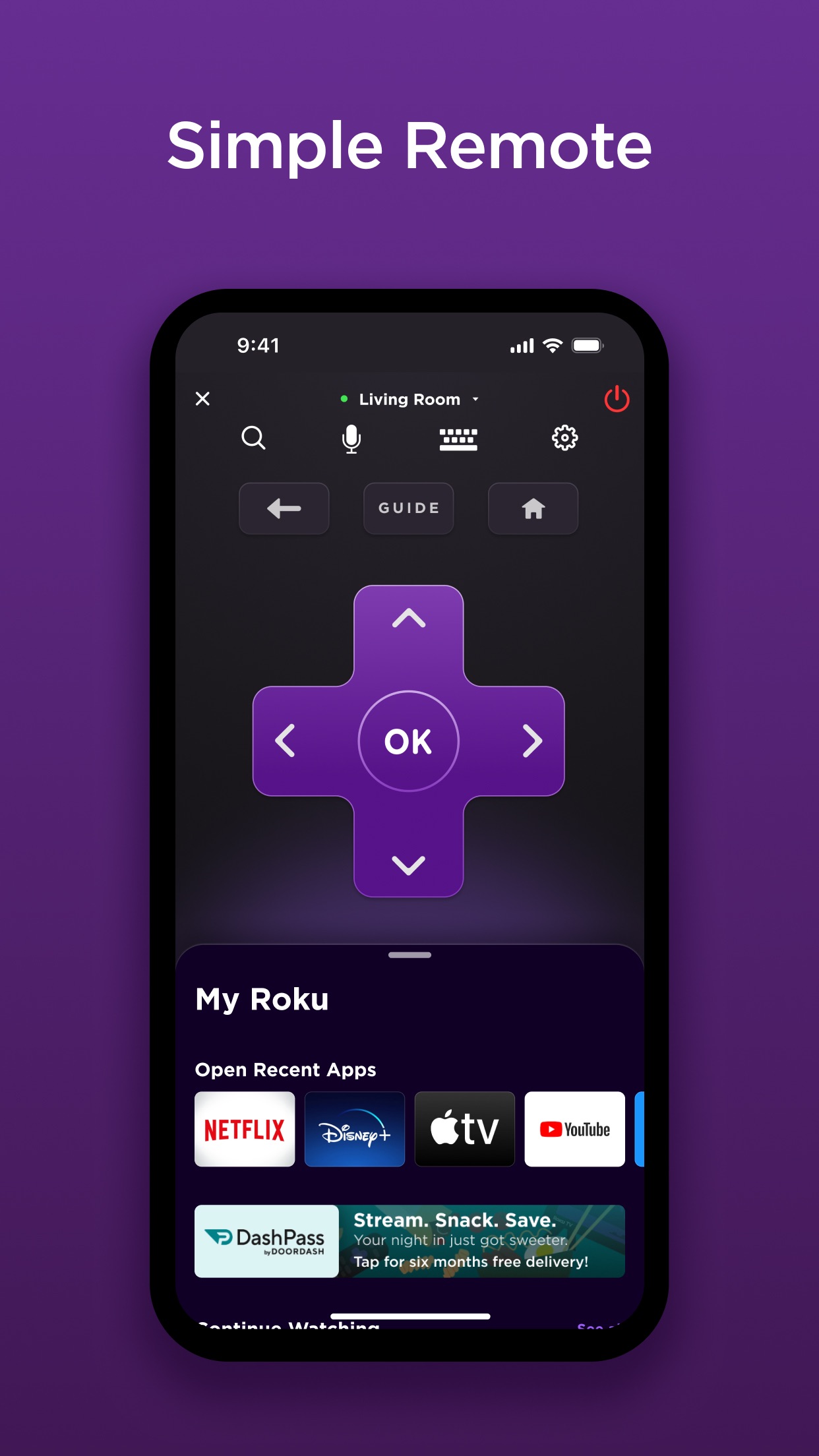 The Roku App (Official) screenshot 1