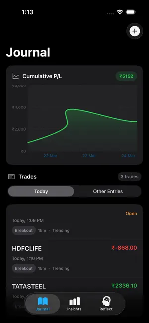 Trader Journaling screenshot 1