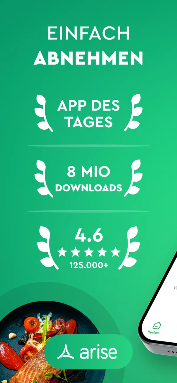 Kalorien Zähler Abnehmen Arise Screenshot 1