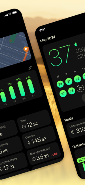 Biking Distance Tracker Screenshot