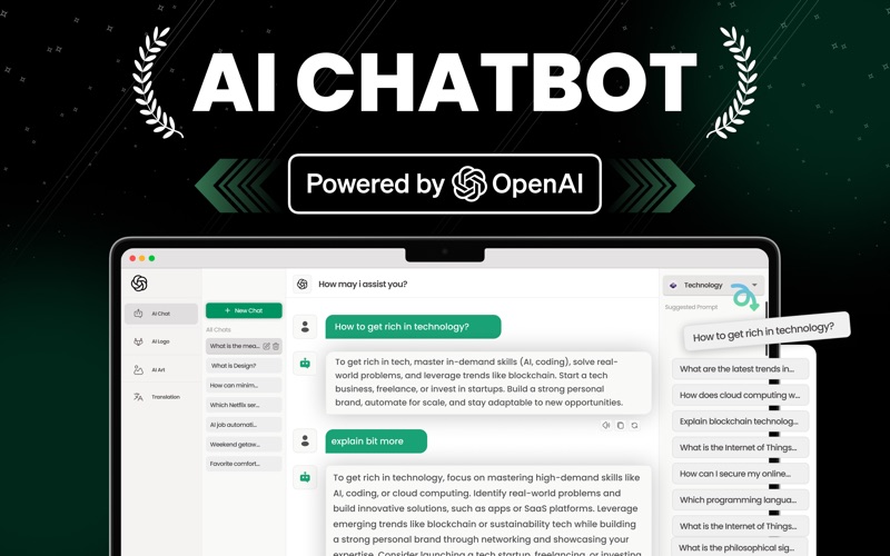 Screenshot #1 pour AI ChatBot- Ask Chat Assistant