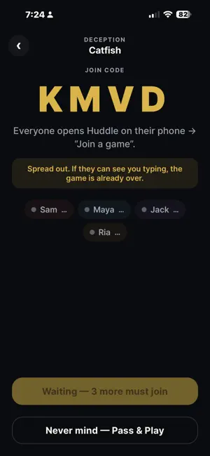 Huddle: Party Games IRL screenshot 4