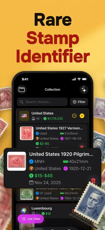 Stamp Value Identifier Scanner screenshot 4 of 5
