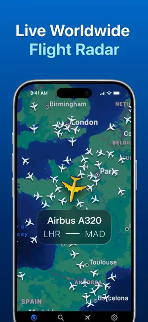 Flight Tracker + iPhone screenshot 2