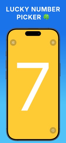 Random Number Generator . iPhone screenshot