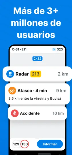 Captura de pantalla de SocialDrive en iPhone 2