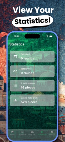 Dhikr Counter: Tasbih & Zikir iPhone screenshot