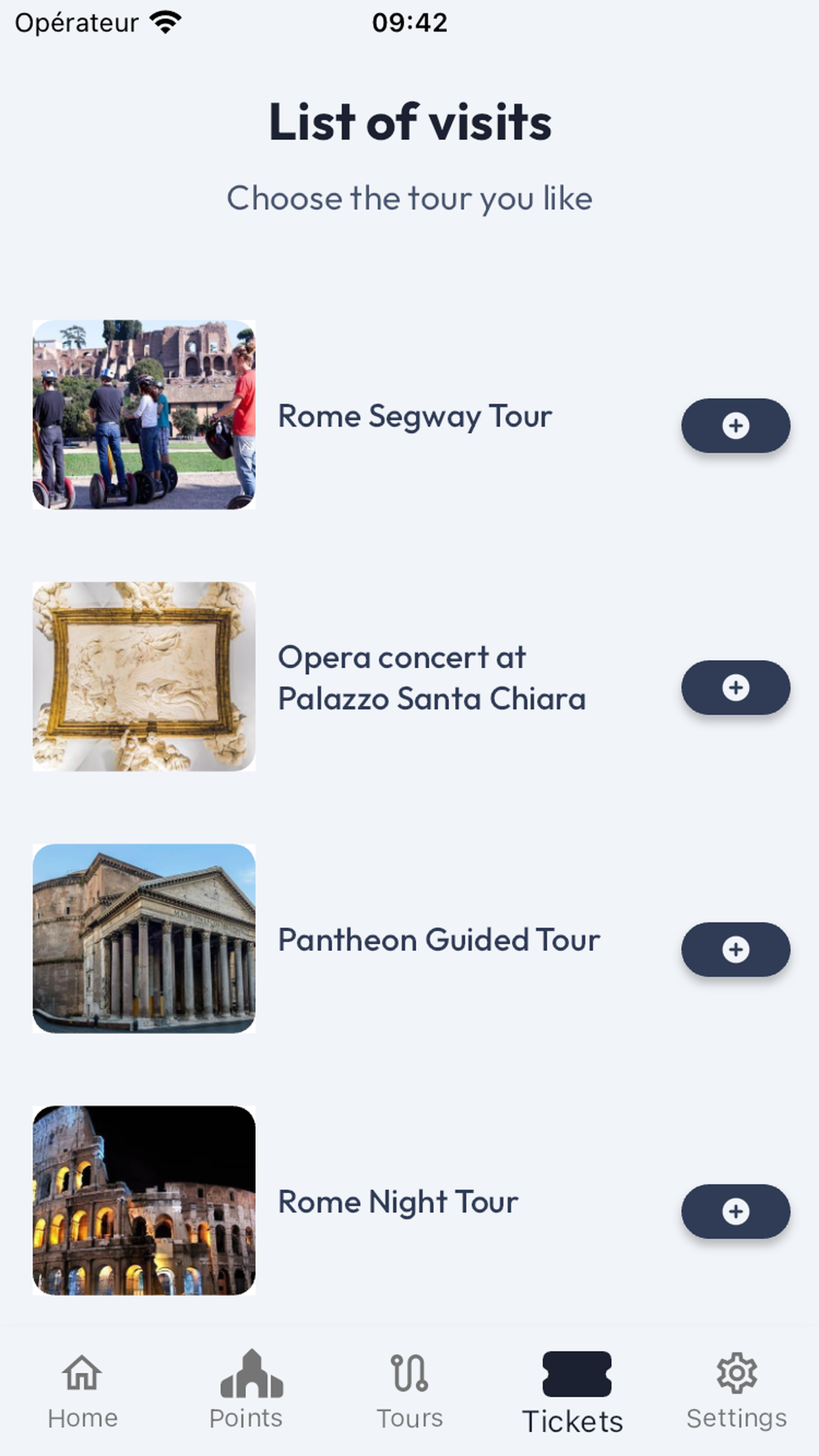 Roma, Tours e audio