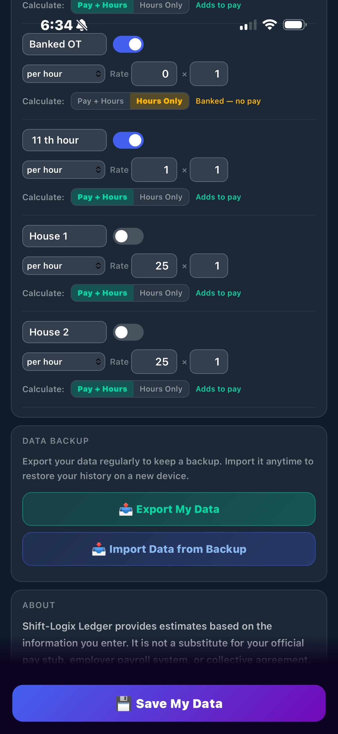 Screenshot 6 of Shift-Logix Ledger