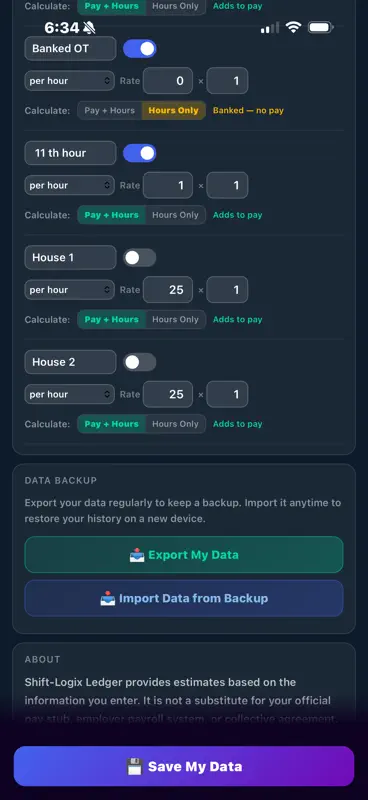 Shift-Logix Ledger screenshot 6 of 6