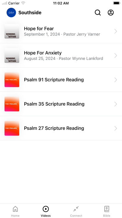 Southside Church iPhone screenshot 2 - Education app