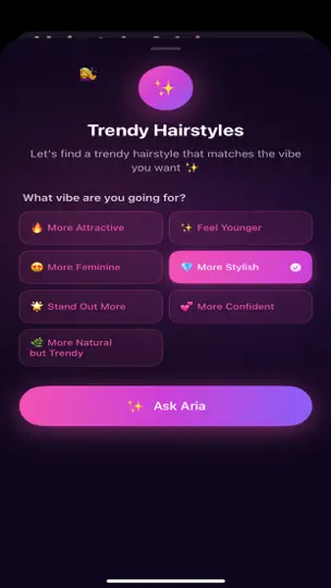 Screenshot von Perfekte Frisur Anprobieren auf dem iPhone 10