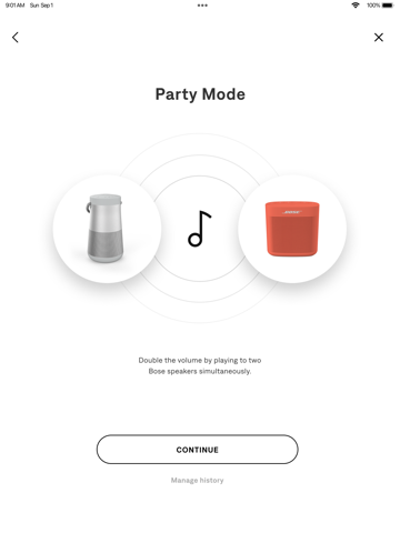 Bose Connect iPad screenshot 5 - Music app