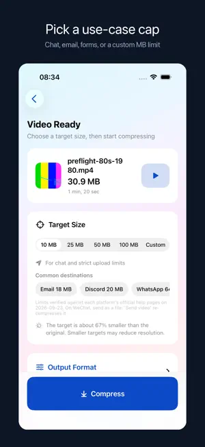 SizeCap: Compress Video to MB screenshot 2