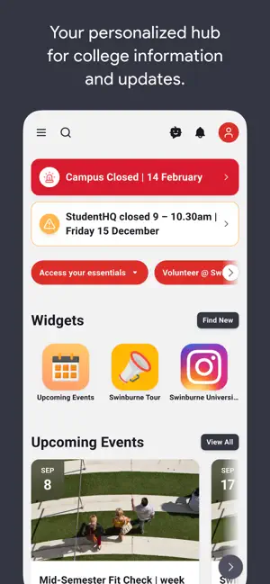 Swinburne screenshot 1