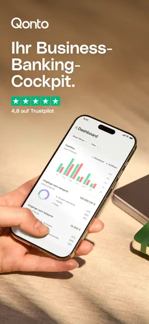 Qonto: Business Banking online iPhone screenshot 1