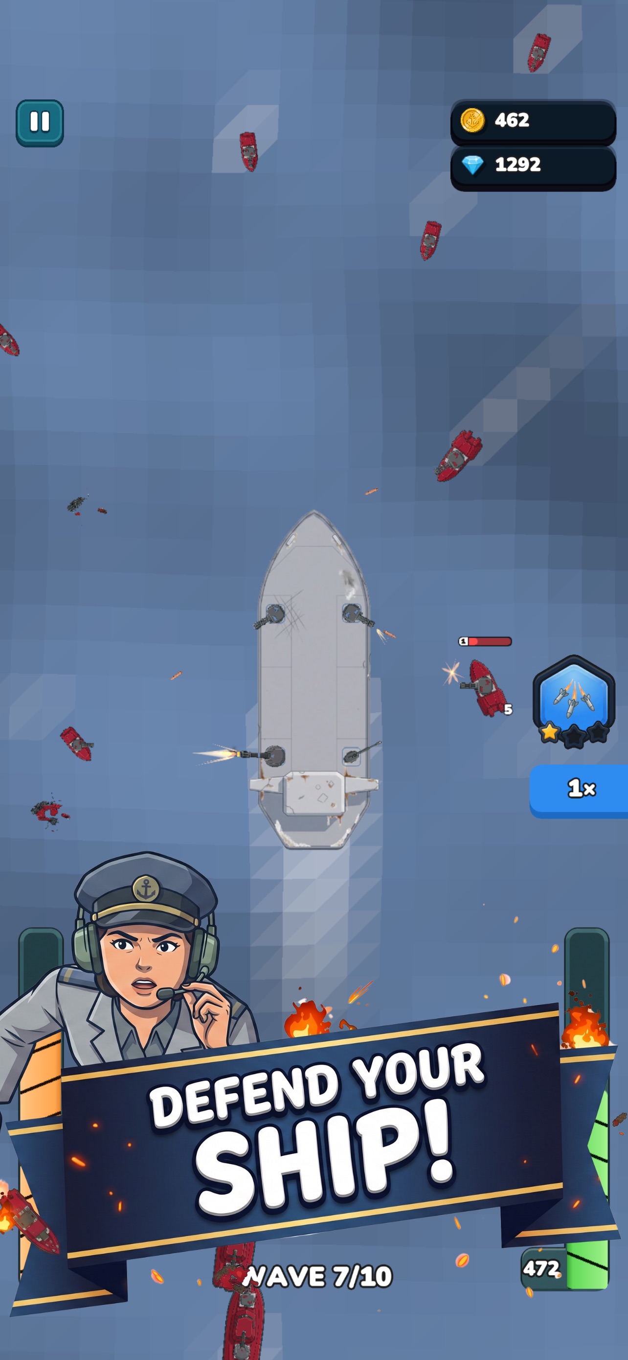 Screenshot 2 of Supertanker TD: Naval Defense