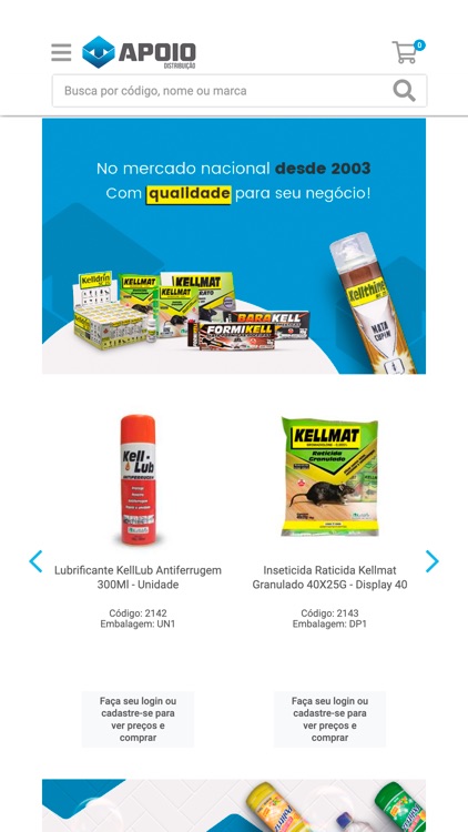 Apoio Distribuição