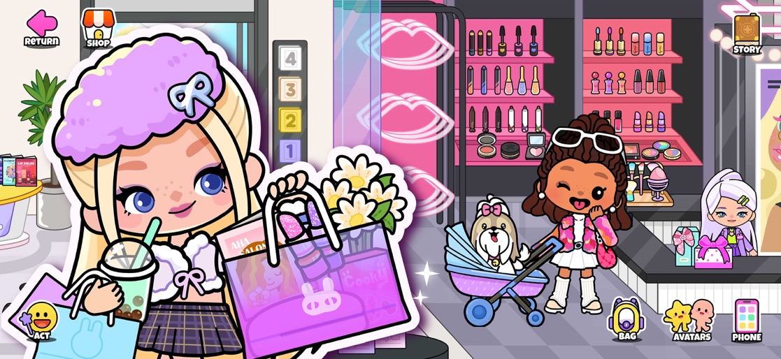 Aha World: Doll Dress-Up Game screenshot 5