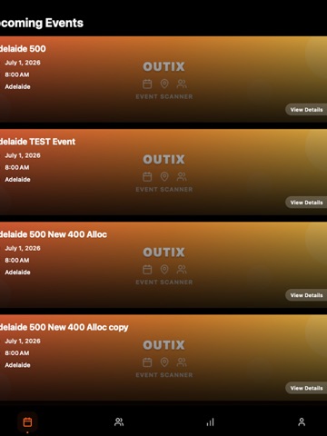 Outix CheckIn iPad screenshot
