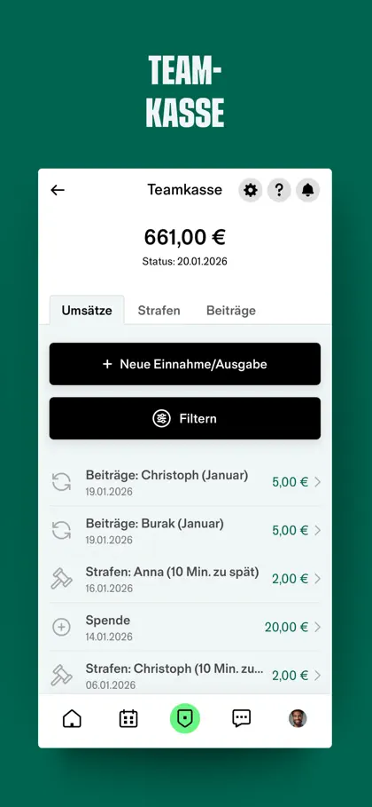 Screenshot 4 di 6 di TeamPlus - Team Management