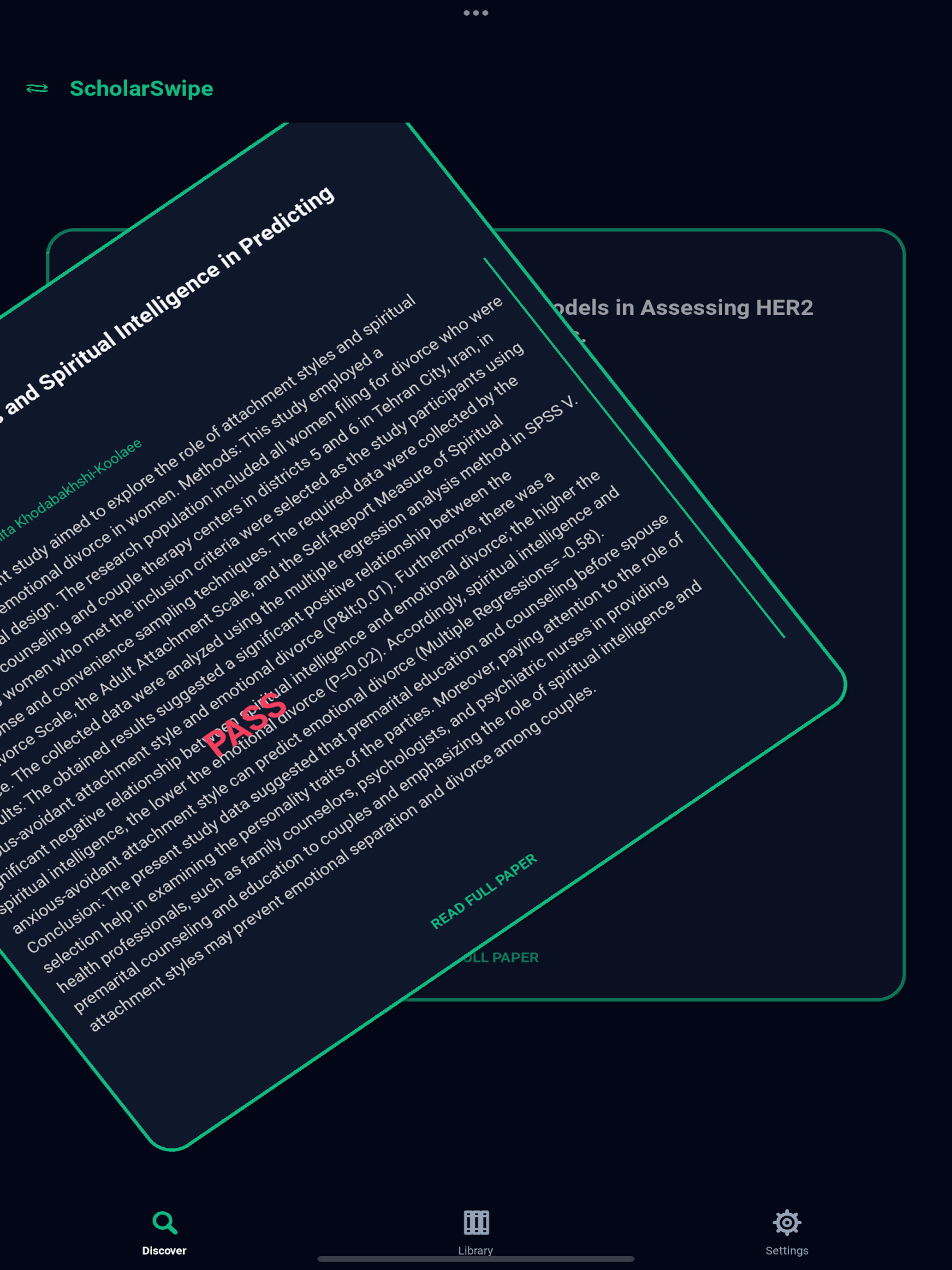 ScholarSwipe: Articles Fast screenshot 8