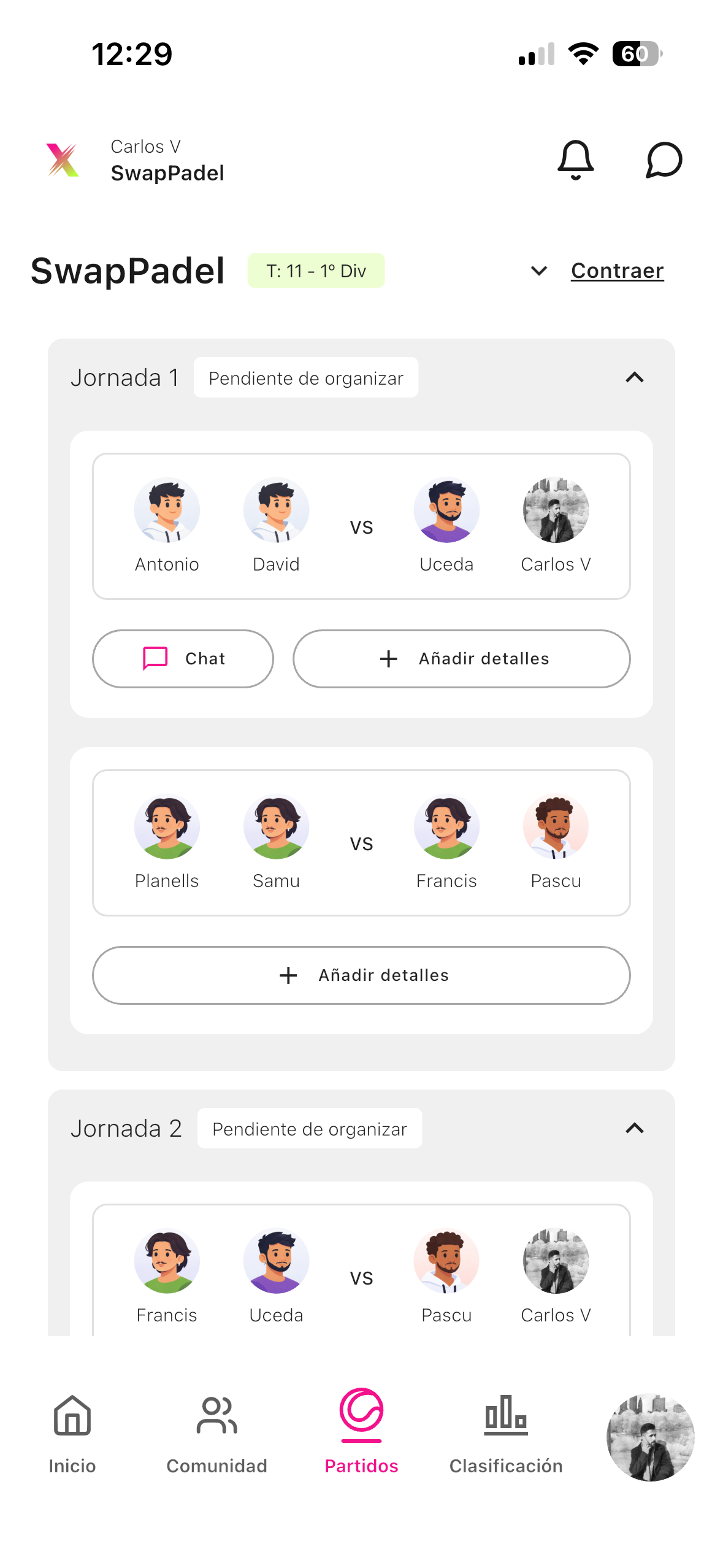UnruleX Padel - Crea tu liga