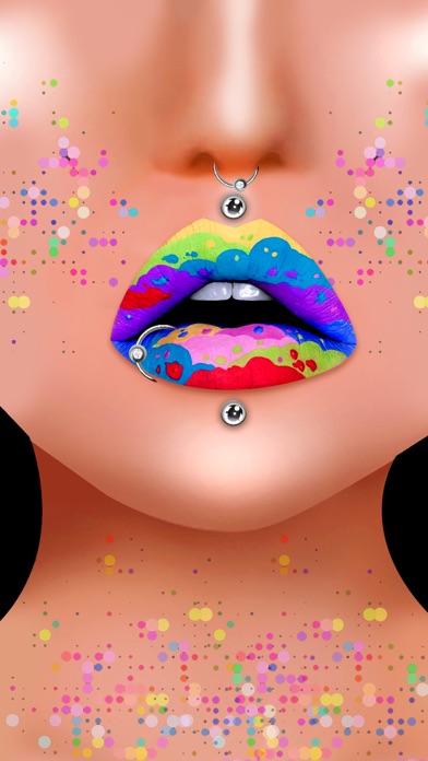 Lip Art Fashion Games Screenshot