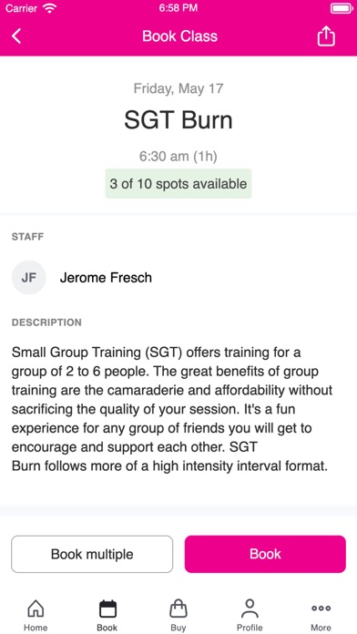 Fitness Hub Studios Screenshot