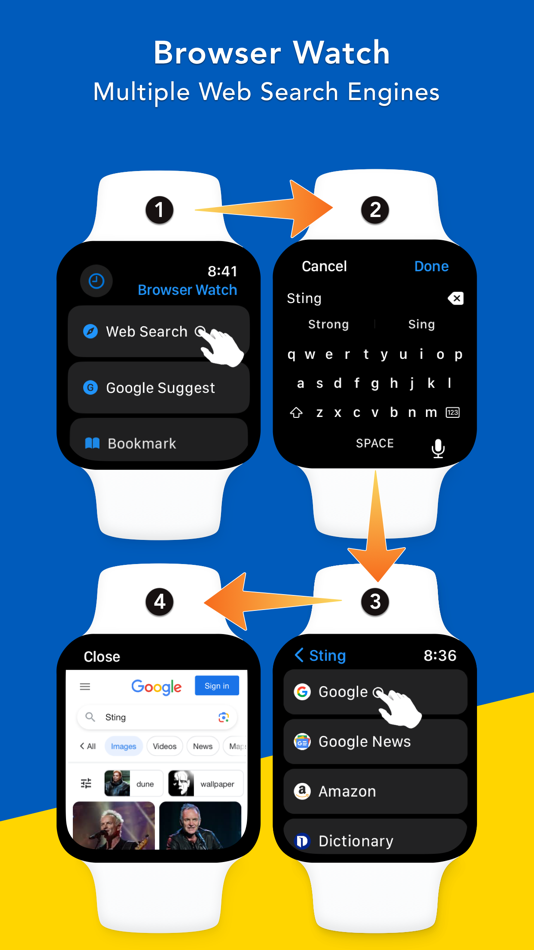 #1. Browser Watch - Wrist Search (iOS) 由: kimihiro kubota