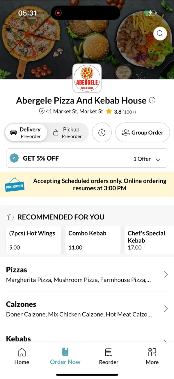 Screenshot #3 pour Abergele Pizza And Kebab House
