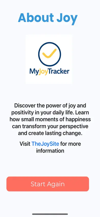 My Joy Tracker screenshot 2
