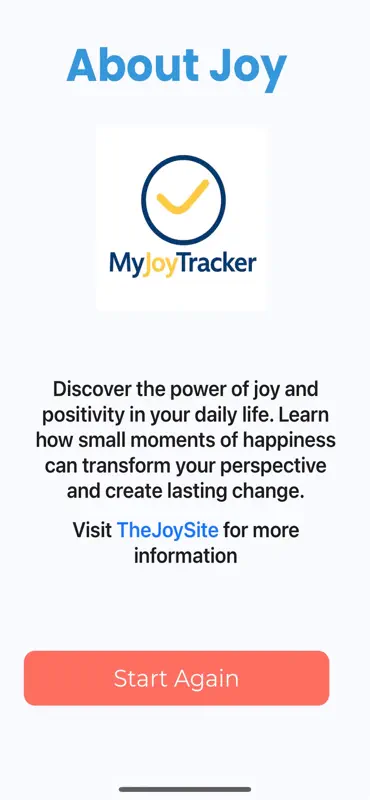 My Joy Tracker screenshot 2 of 3