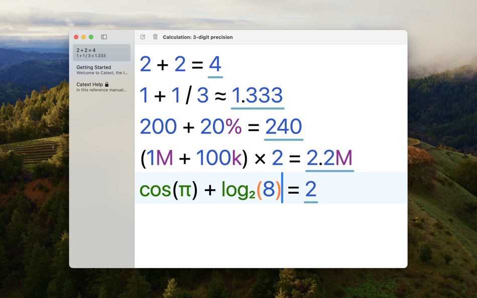#1. Catext (macOS) 由: Sergei Sitnikov