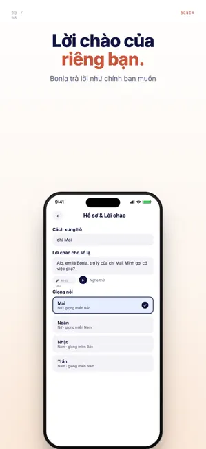 Bonia: Trợ lý nghe điện thoại iPhone screenshot 6