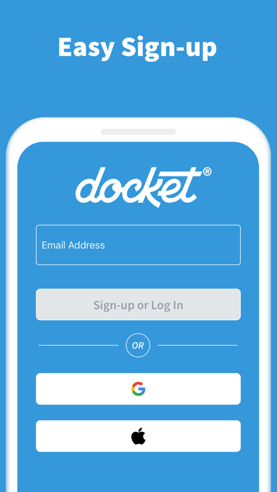 Docket® - Immunization Records Screenshot